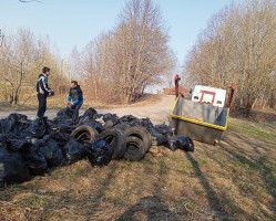 Открытие нового волонтерского сезона по уборке территорий.