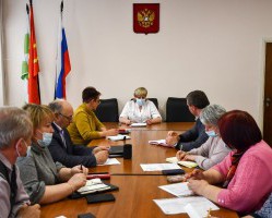 Совещание в Администрации муниципального образования «Смоленский район» Смоленской области.