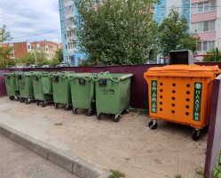 В Заднепровском районе города Смоленска установлены контейнеры для пластика