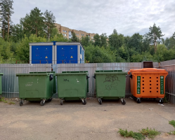 В Заднепровском районе города Смоленска установлены контейнеры для пластика