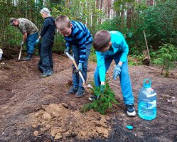Волонтерский сезон по уборке территорий продолжается
