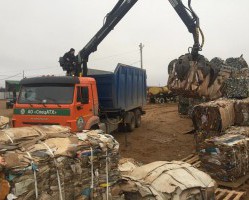 Работа мусоросортировочного комплекса