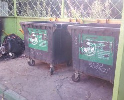 НОВЫЕ МУСОРНЫЕ КОНТЕЙНЕРЫ ПРОДОЛЖАЮТ ГОРЕТЬ!