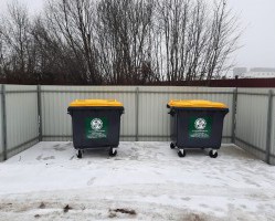 Организация накопления ТКО на двух улицах Промышленного района